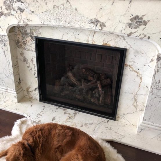 Marble Custom Fireplace