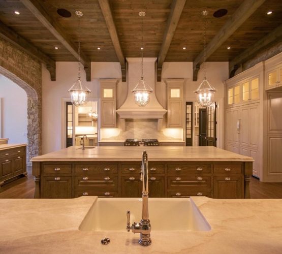 Taj Mahal Kitchen with Laminated Island